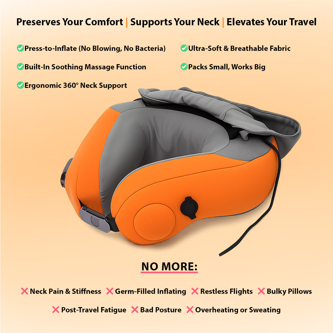 TravelZen® Hooded Massage Pillow