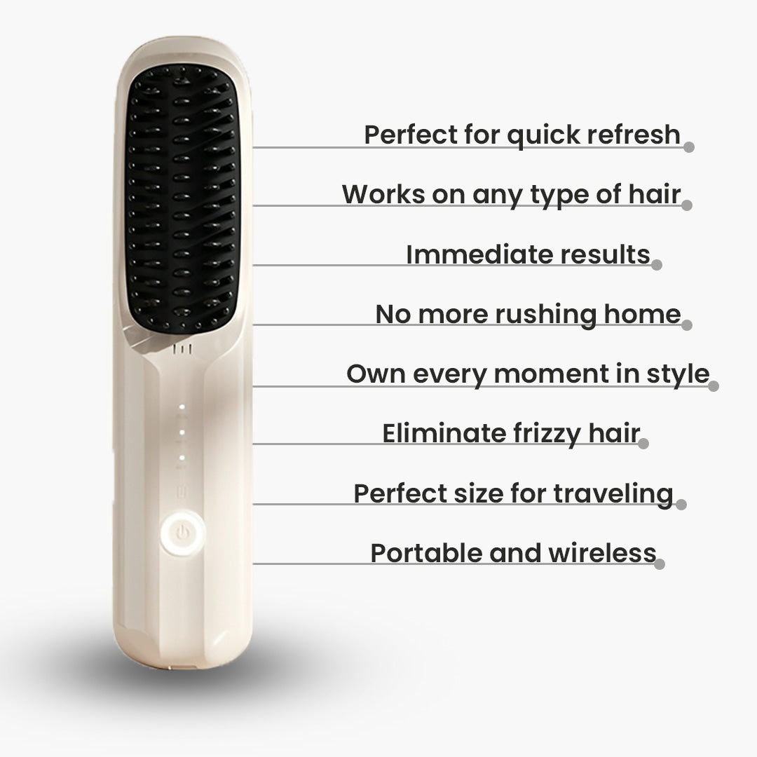 RefreshMe™ Cordless Hair Straightener Brush